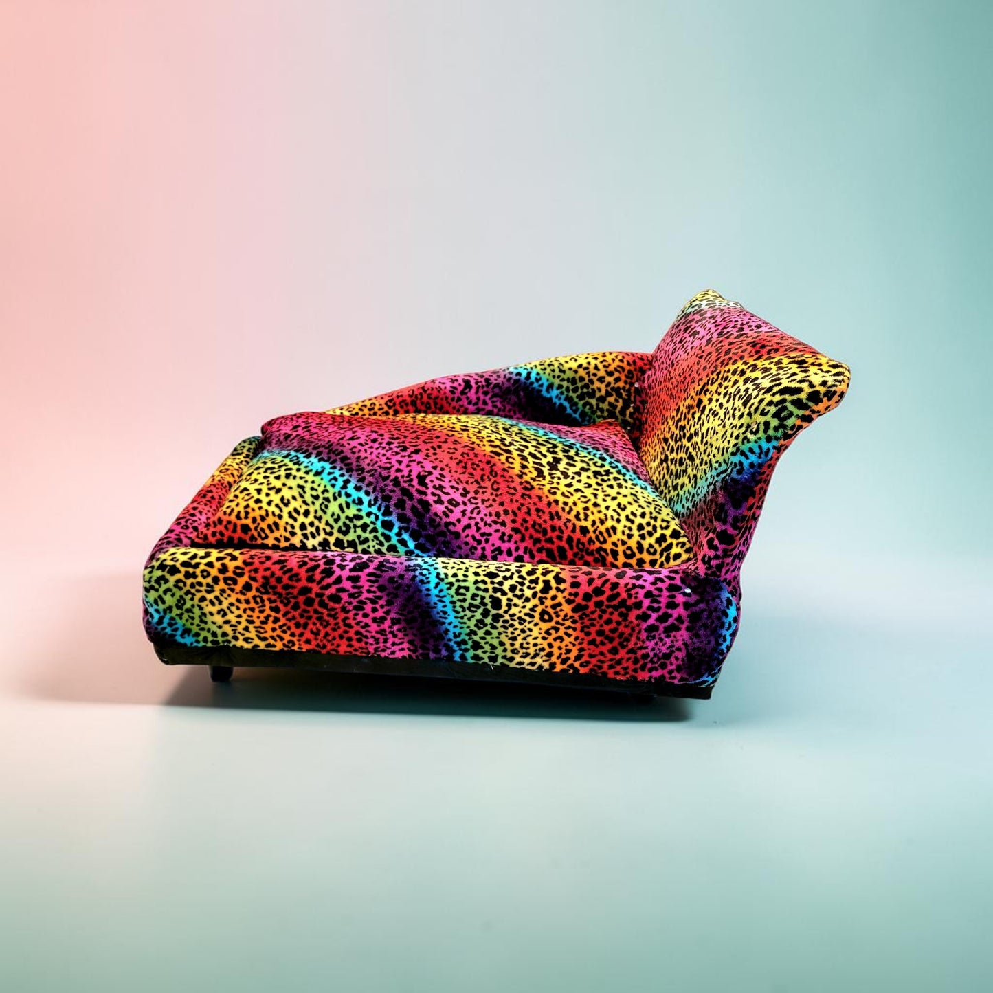 Pet Chaise Lounge, Rainbow Chaise Bed, Pet Chaise Bed, Dog Chaise, Cat Chaise Pet Furniture, Chaise furniture for pets