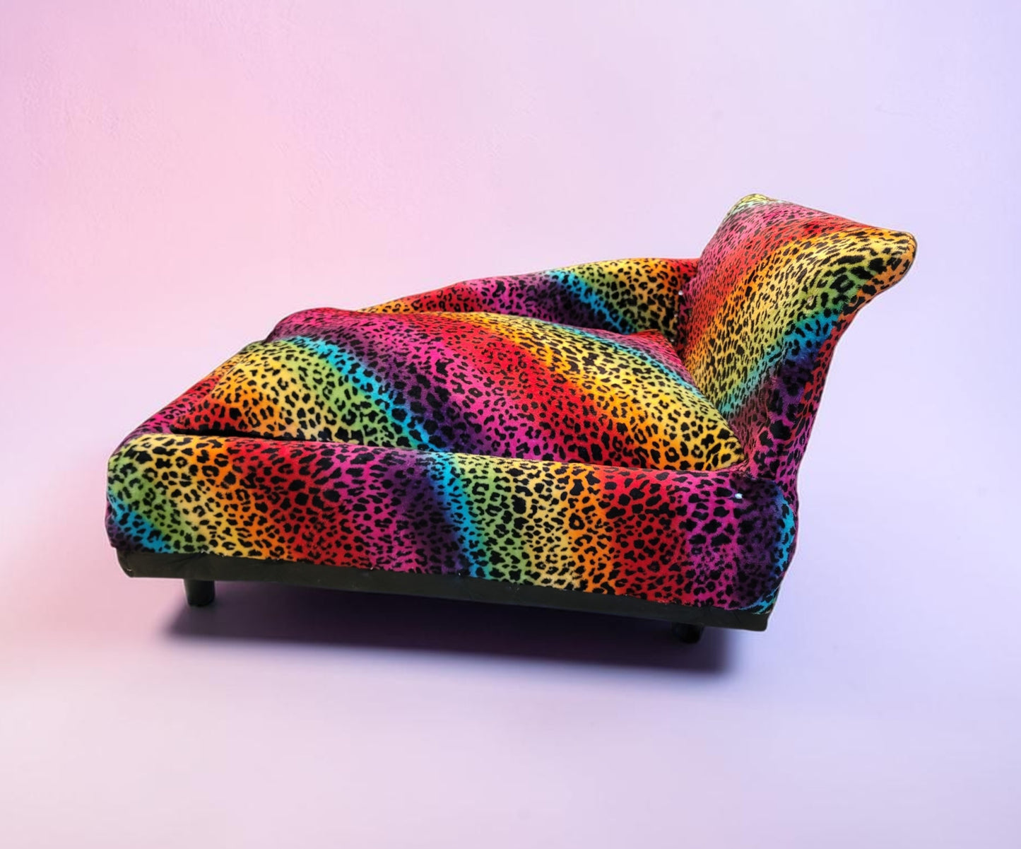 Pet Chaise Lounge, Rainbow Chaise Bed, Pet Chaise Bed, Dog Chaise, Cat Chaise Pet Furniture, Chaise furniture for pets