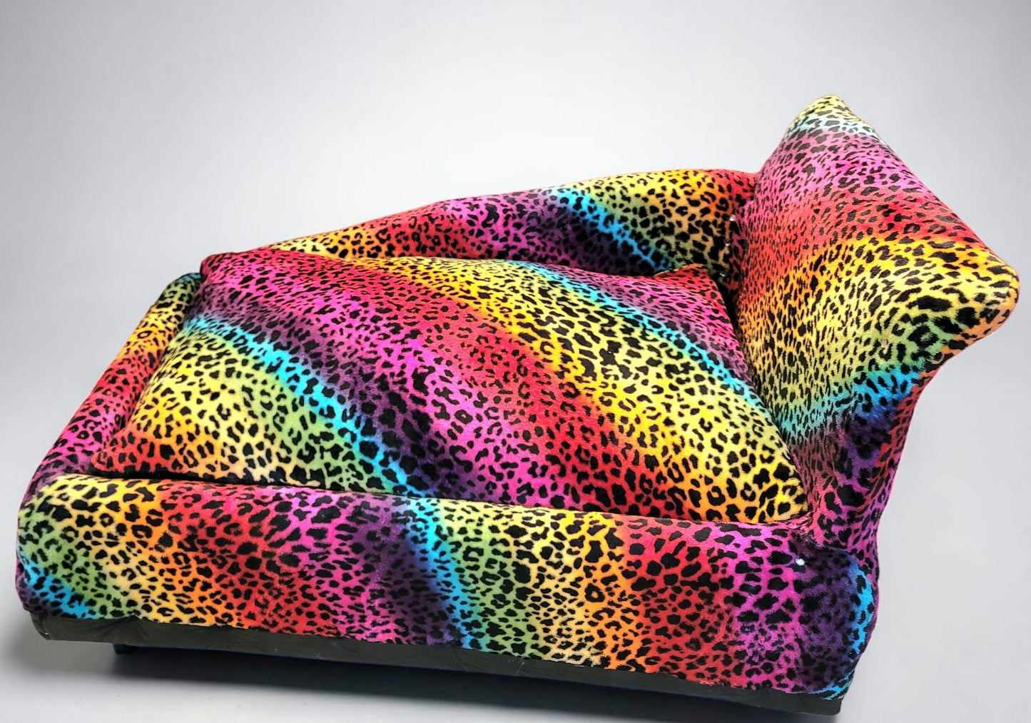 Pet Chaise Lounge, Rainbow Chaise Bed, Pet Chaise Bed, Dog Chaise, Cat Chaise Pet Furniture, Chaise furniture for pets