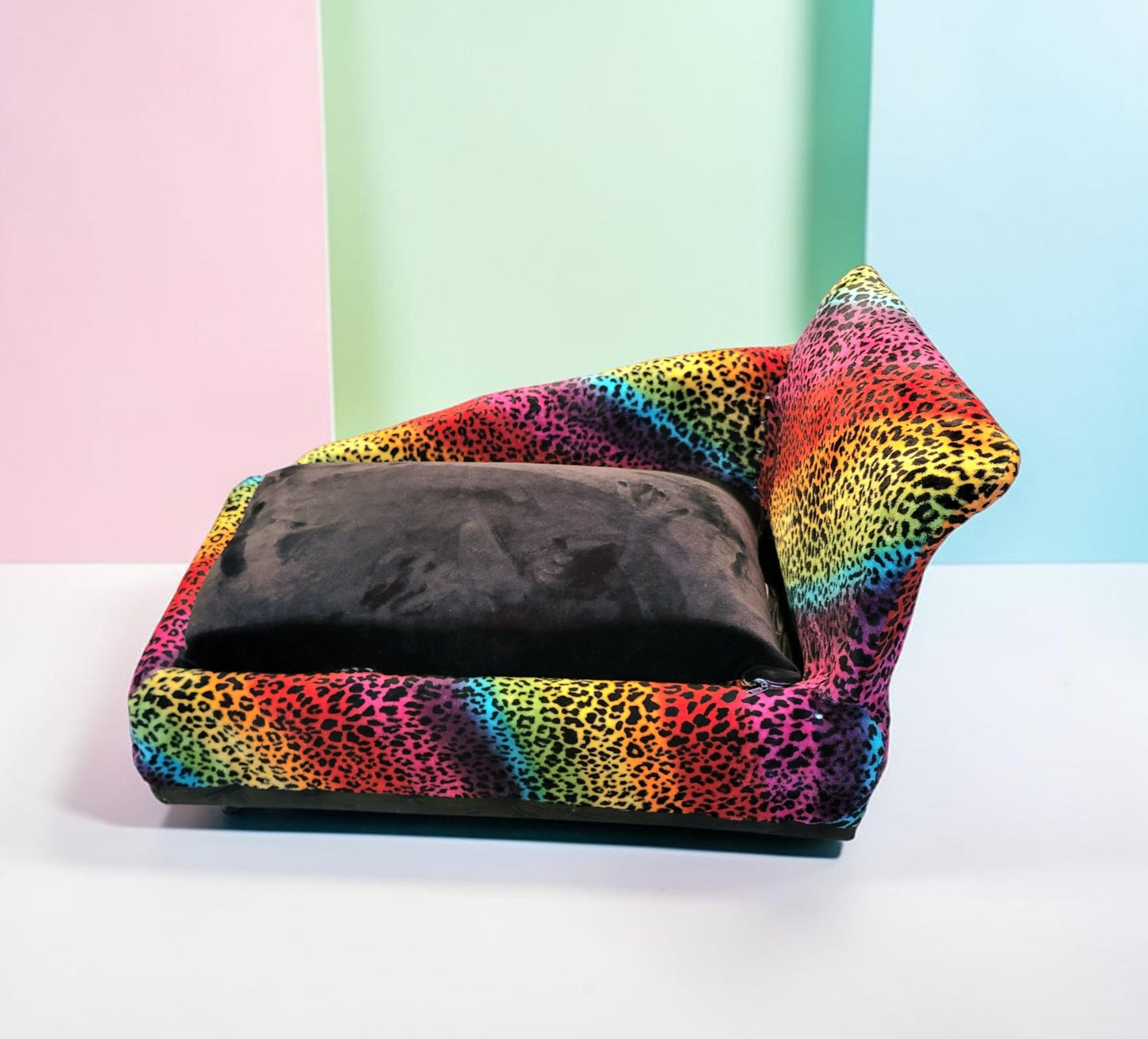 Pet Chaise Lounge, Rainbow Chaise Bed, Pet Chaise Bed, Dog Chaise, Cat Chaise Pet Furniture, Chaise furniture for pets