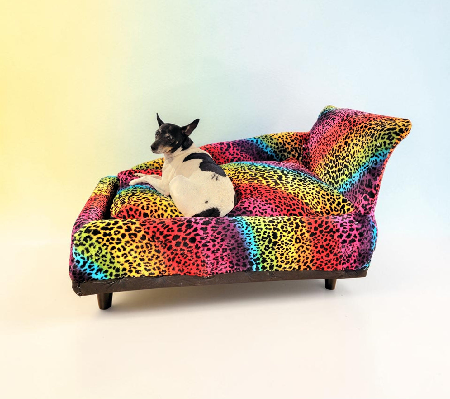 Pet Chaise Lounge, Rainbow Chaise Bed, Pet Chaise Bed, Dog Chaise, Cat Chaise Pet Furniture, Chaise furniture for pets