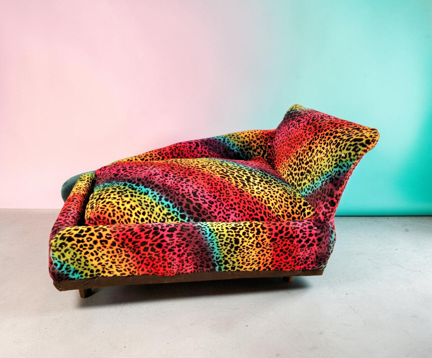 Pet Chaise Lounge, Rainbow Chaise Bed, Pet Chaise Bed, Dog Chaise, Cat Chaise Pet Furniture, Chaise furniture for pets
