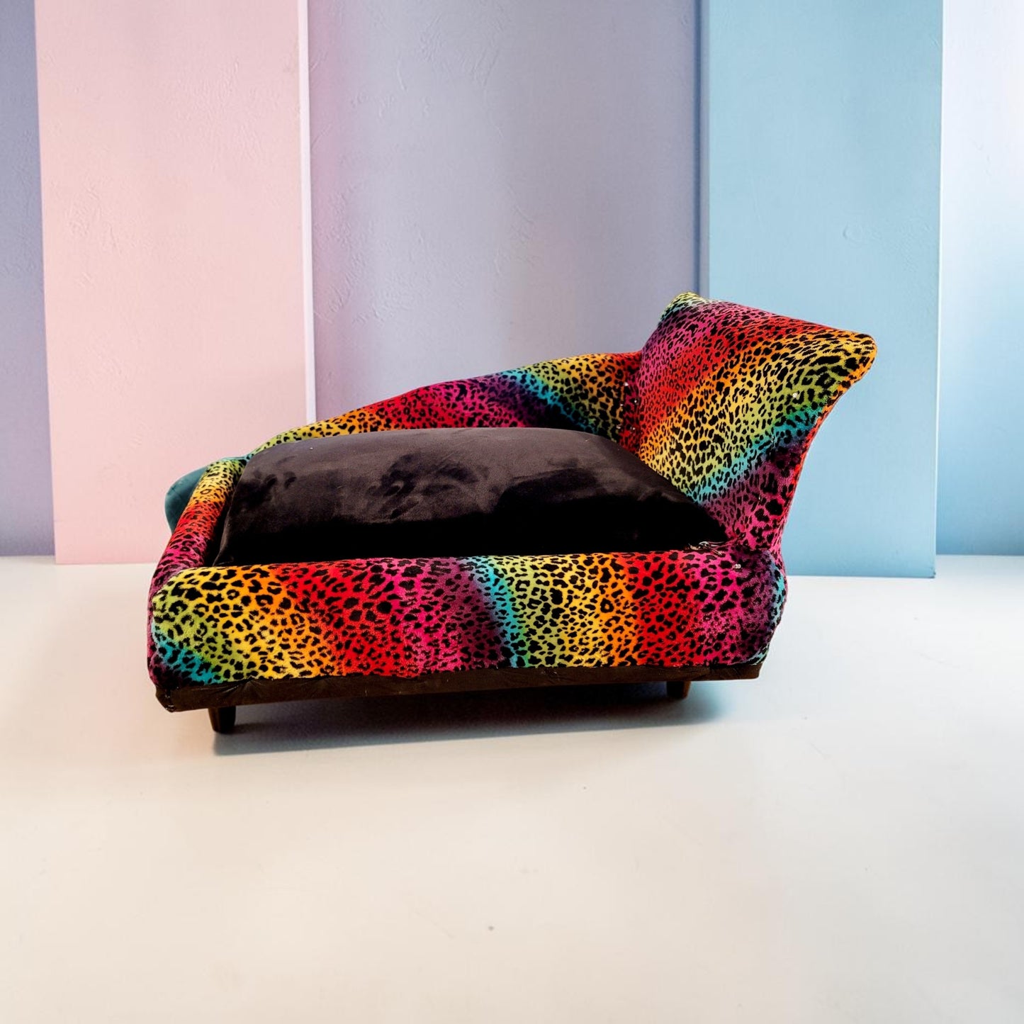 Pet Chaise Lounge, Rainbow Chaise Bed, Pet Chaise Bed, Dog Chaise, Cat Chaise Pet Furniture, Chaise furniture for pets