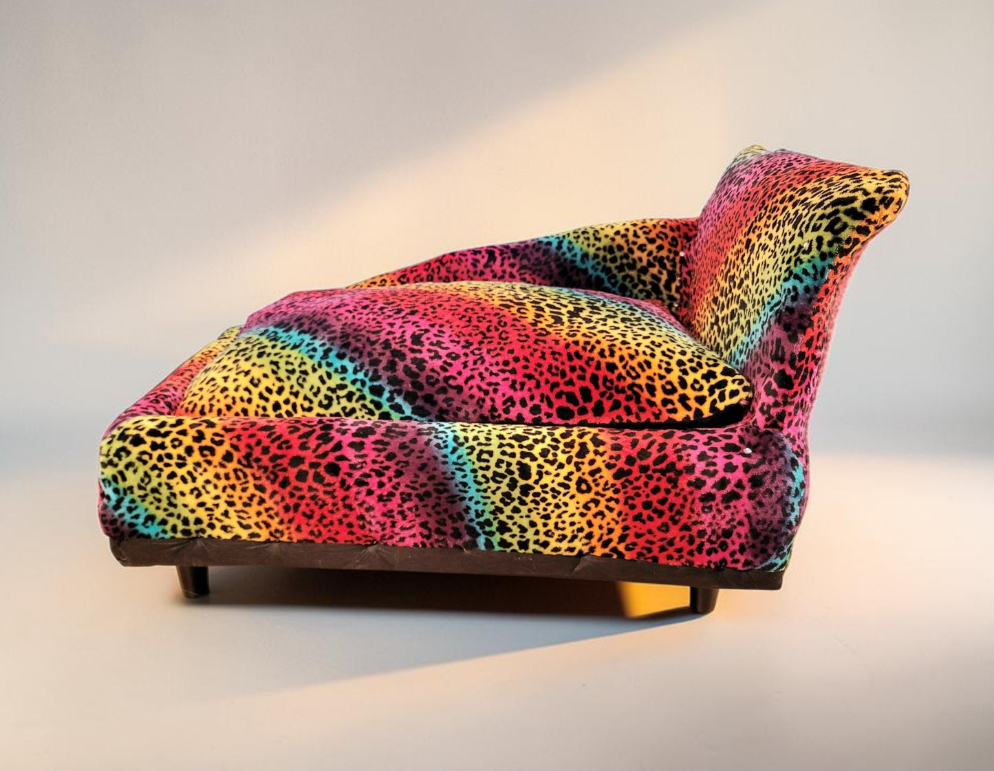 Pet Chaise Lounge, Rainbow Chaise Bed, Pet Chaise Bed, Dog Chaise, Cat Chaise Pet Furniture, Chaise furniture for pets