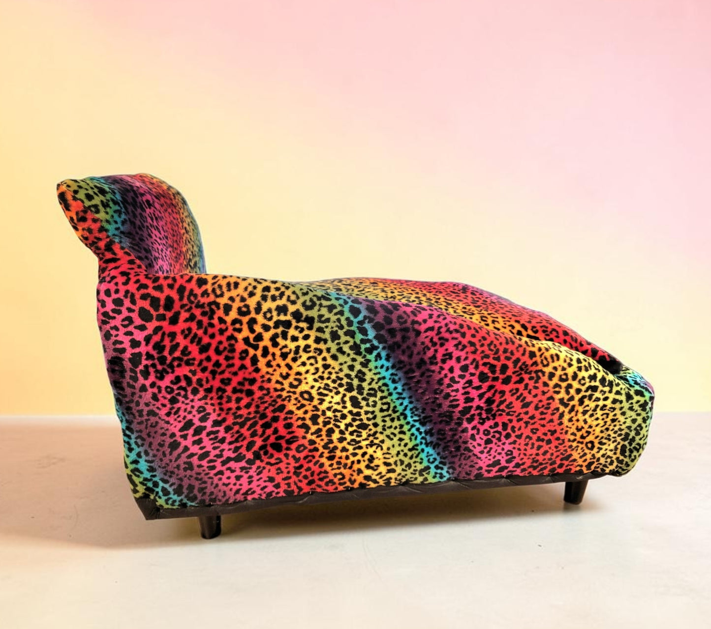 Pet Chaise Lounge, Rainbow Chaise Bed, Pet Chaise Bed, Dog Chaise, Cat Chaise Pet Furniture, Chaise furniture for pets