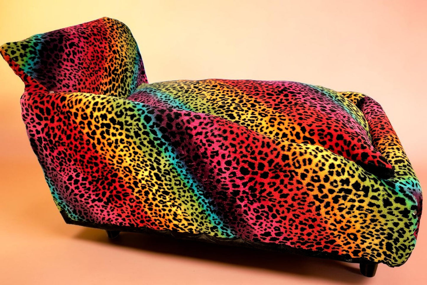 Pet Chaise Lounge, Rainbow Chaise Bed, Pet Chaise Bed, Dog Chaise, Cat Chaise Pet Furniture, Chaise furniture for pets