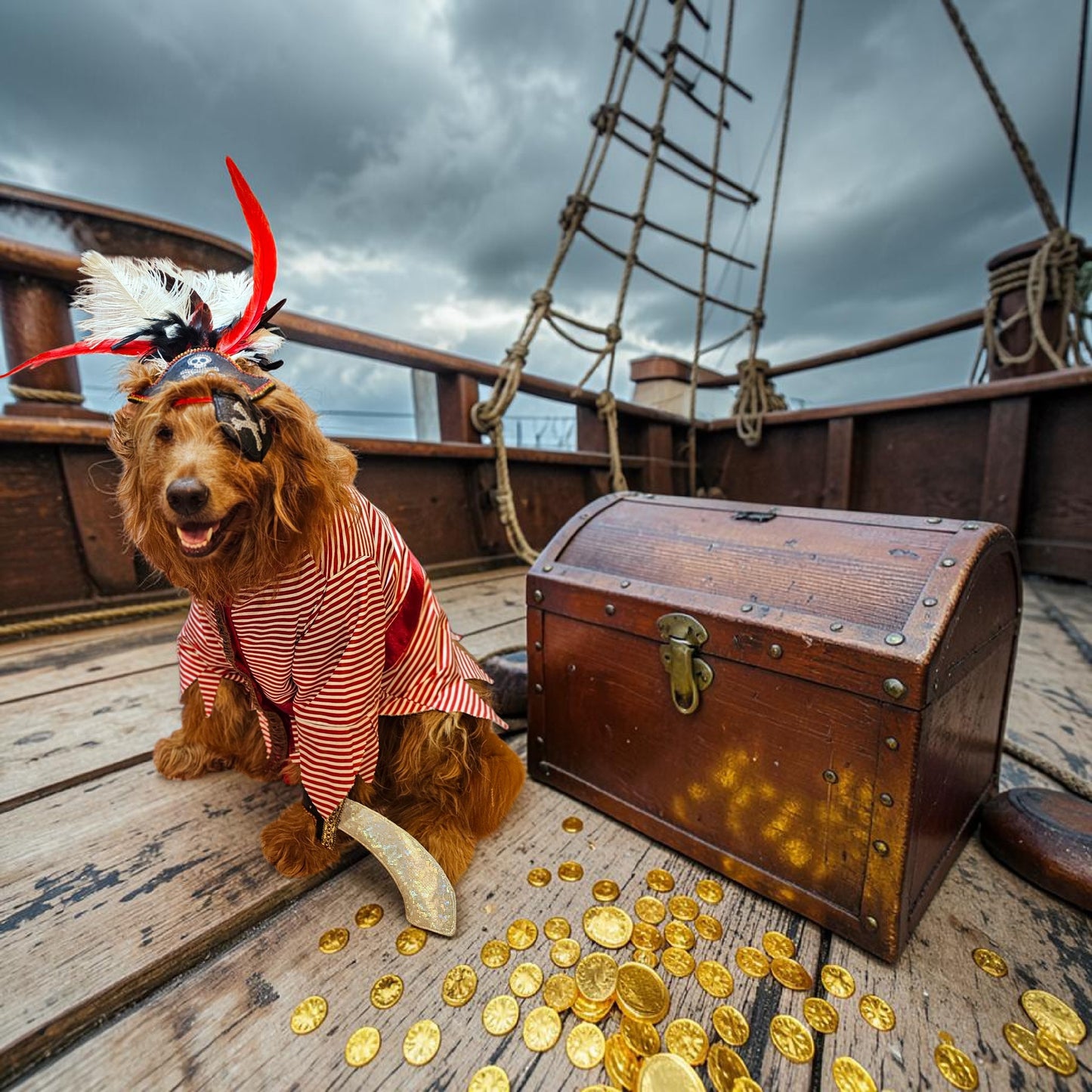 Pirate pet costume, Pirate dog Costume