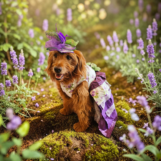 Kentucky derby pet hat and dress, Kentucky Derby dog hat and dress, Canine couture, Kentucky Derby pet costume