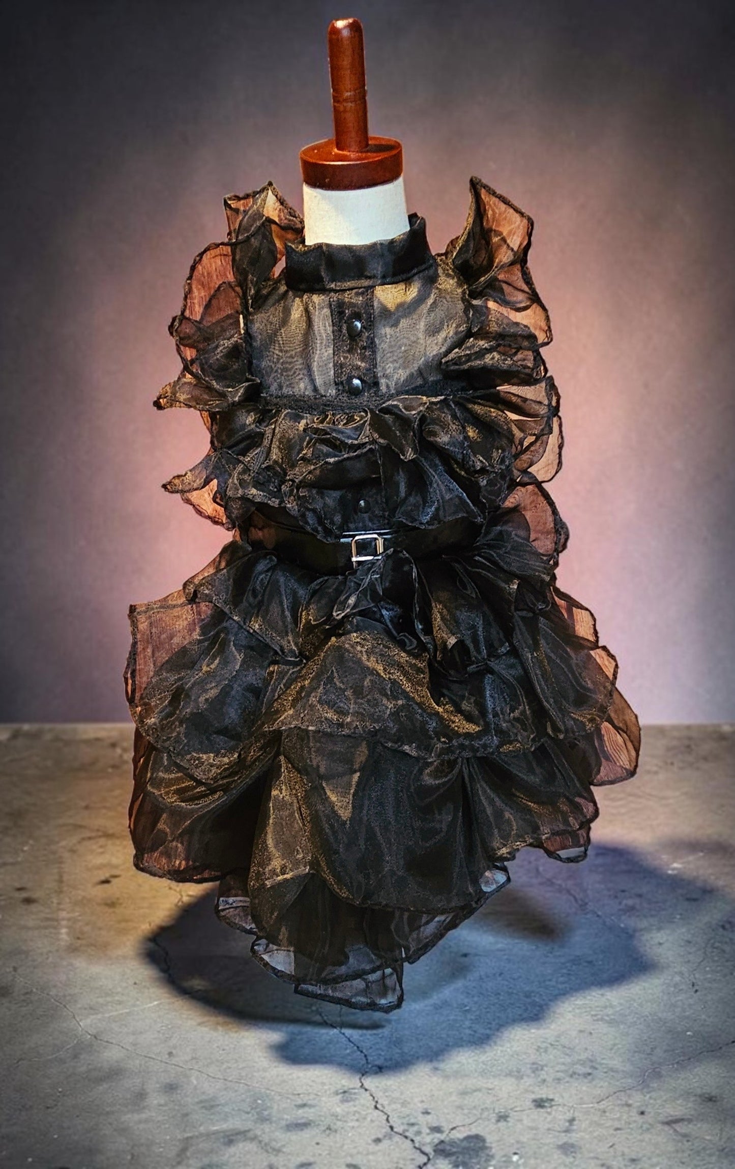 Wednesday Raven Pet Prom dress, Wednesday Pet Costume, Wednesday Raven Dog dress