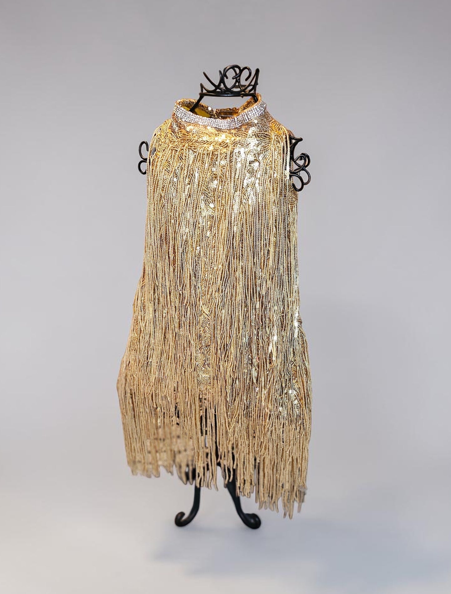 Fearless Era pet costume, Taylor Swift Fearless era pet costume, Gold sequin tassel pet dress, Fearless dog costume, Fearless cat costume