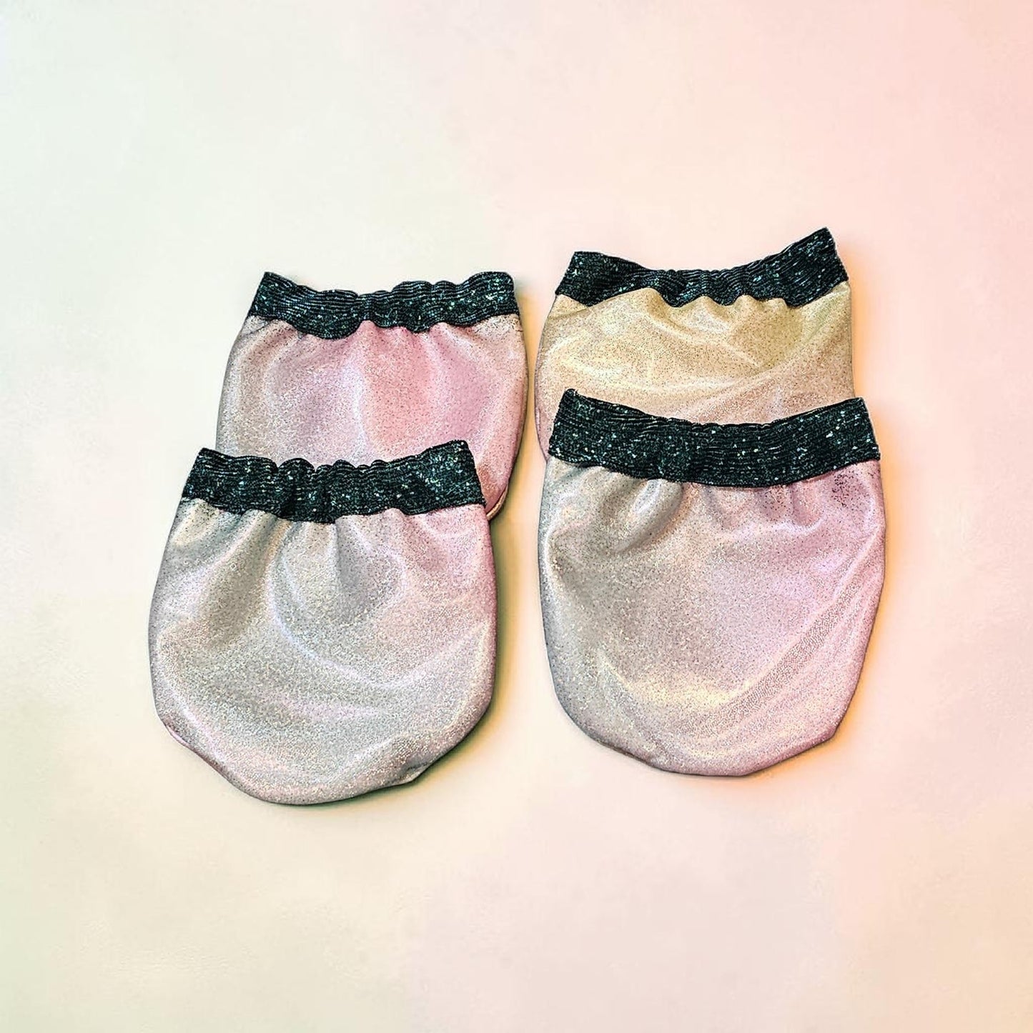 Glitter pet Booties, Dog booties, irradescent shimmer booties, dog shoes, cat booties, pet shoes, cat shoes, glitter dog booties