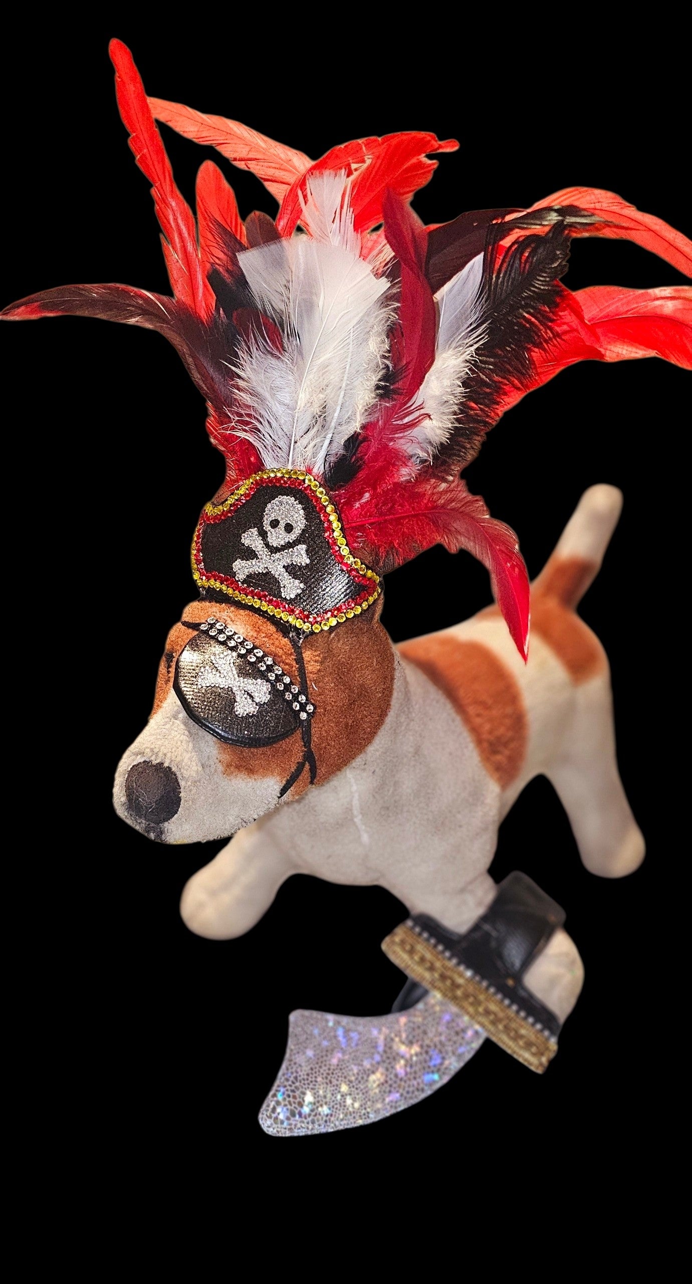 Pet Pirate hat, pet pirate sword, pet pirate patch, pirate pet costume