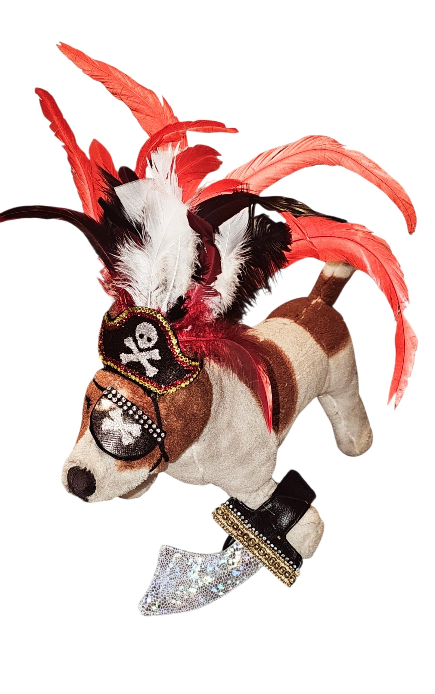 Pet Pirate hat, pet pirate sword, pet pirate patch, pirate pet costume
