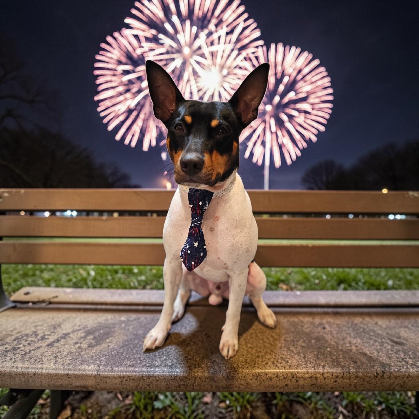 Patriotic Pet Tie and cuffs, Tie and cuffs for pets