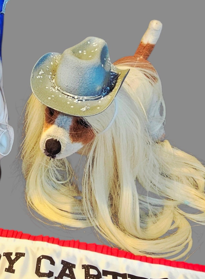 Pet Wigs, dog wigs, cat wigs, wigs for pets, Halloween Pet wigs, blond pet wig, brown pet wig, black pet wig, ponytail pet wig, wigs for dog