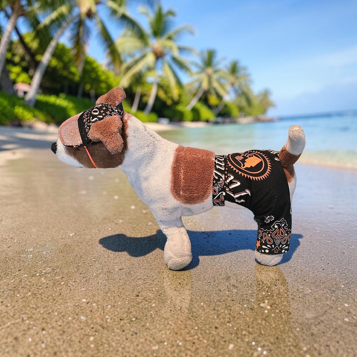 Tito's pet swimming trucks, pet bathing suit, Tito's pet shorts