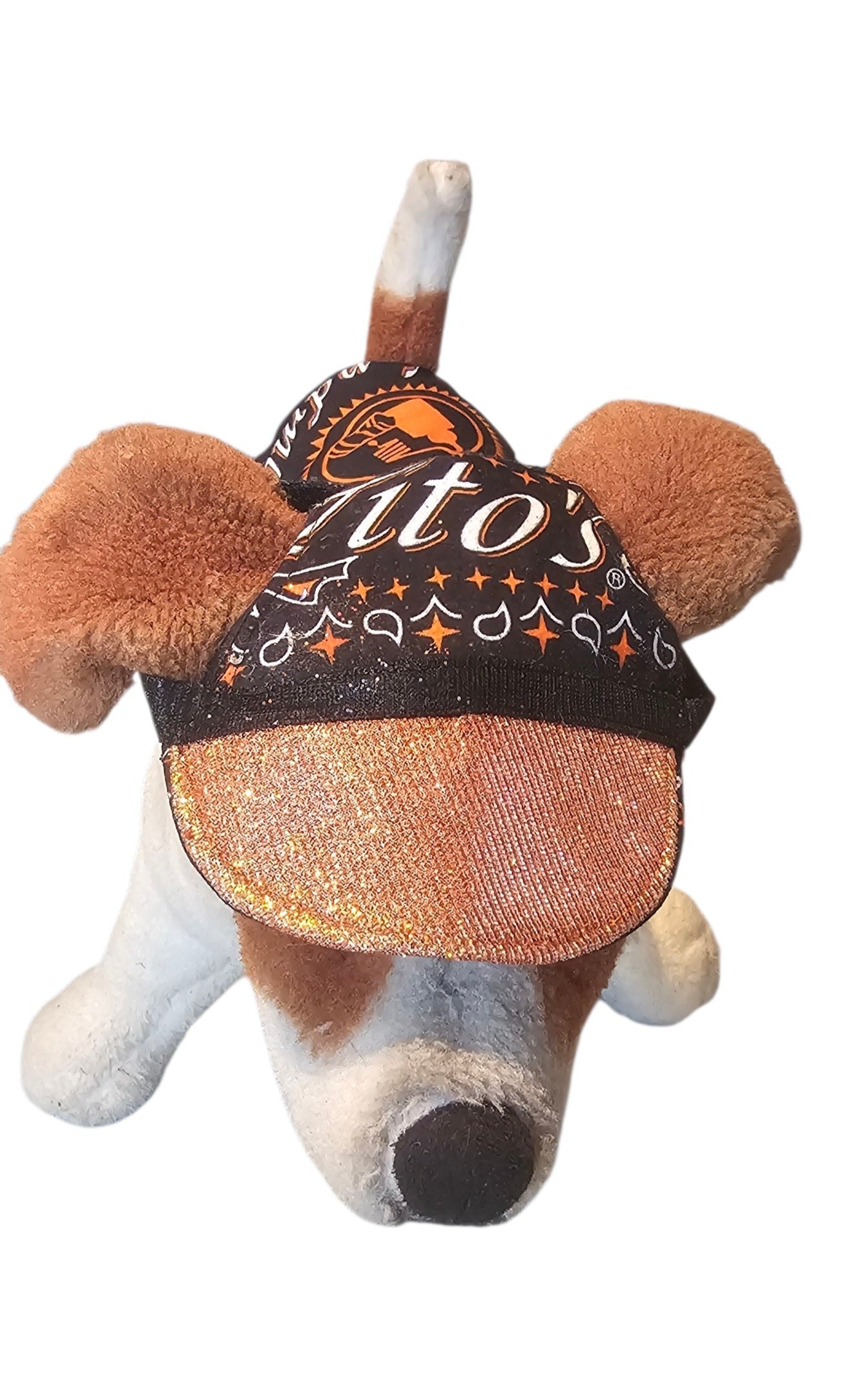 Titos glitter pet hat, dog glitter hat, titos pet hat