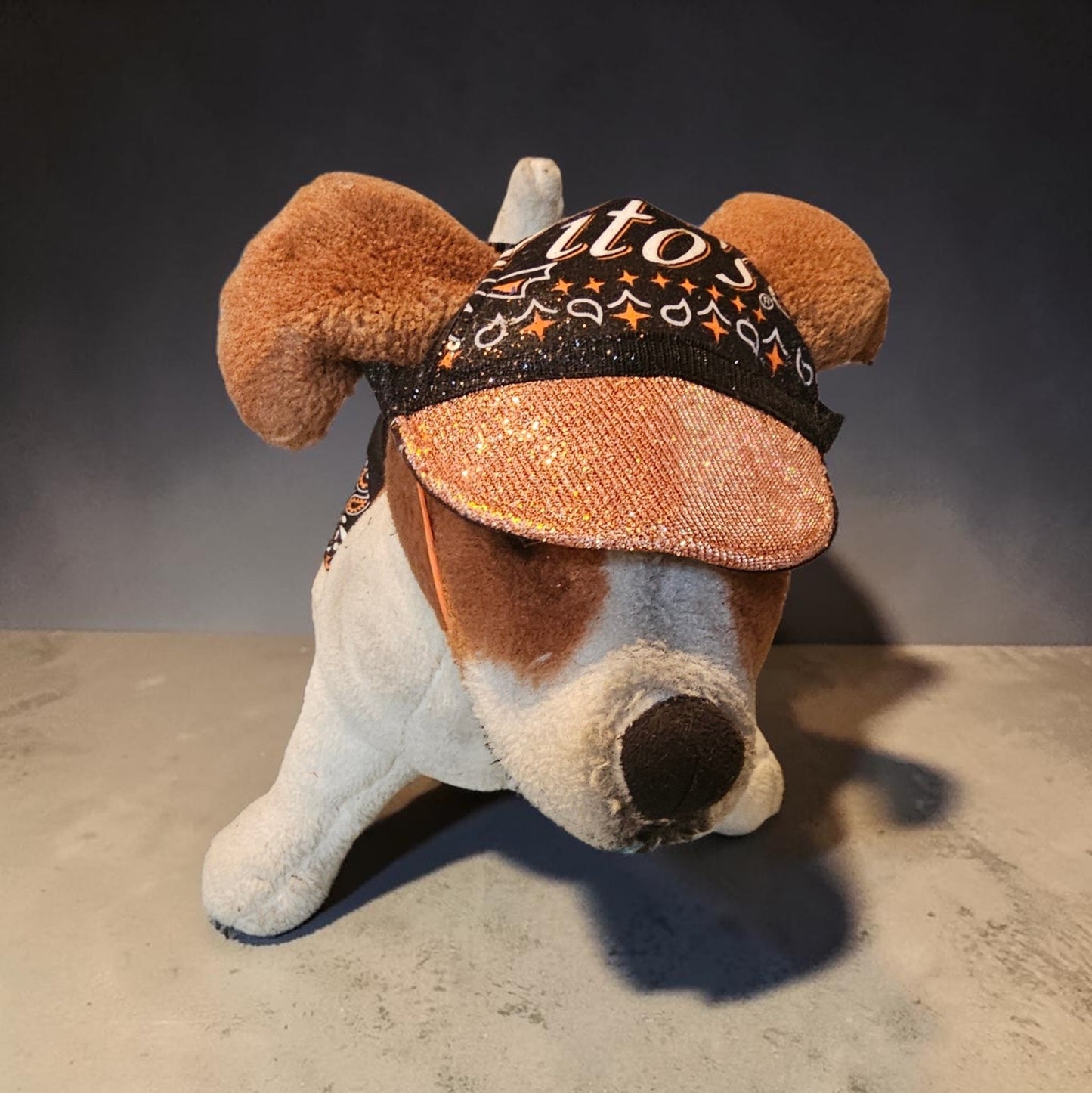 Titos glitter pet hat, dog glitter hat, titos pet hat