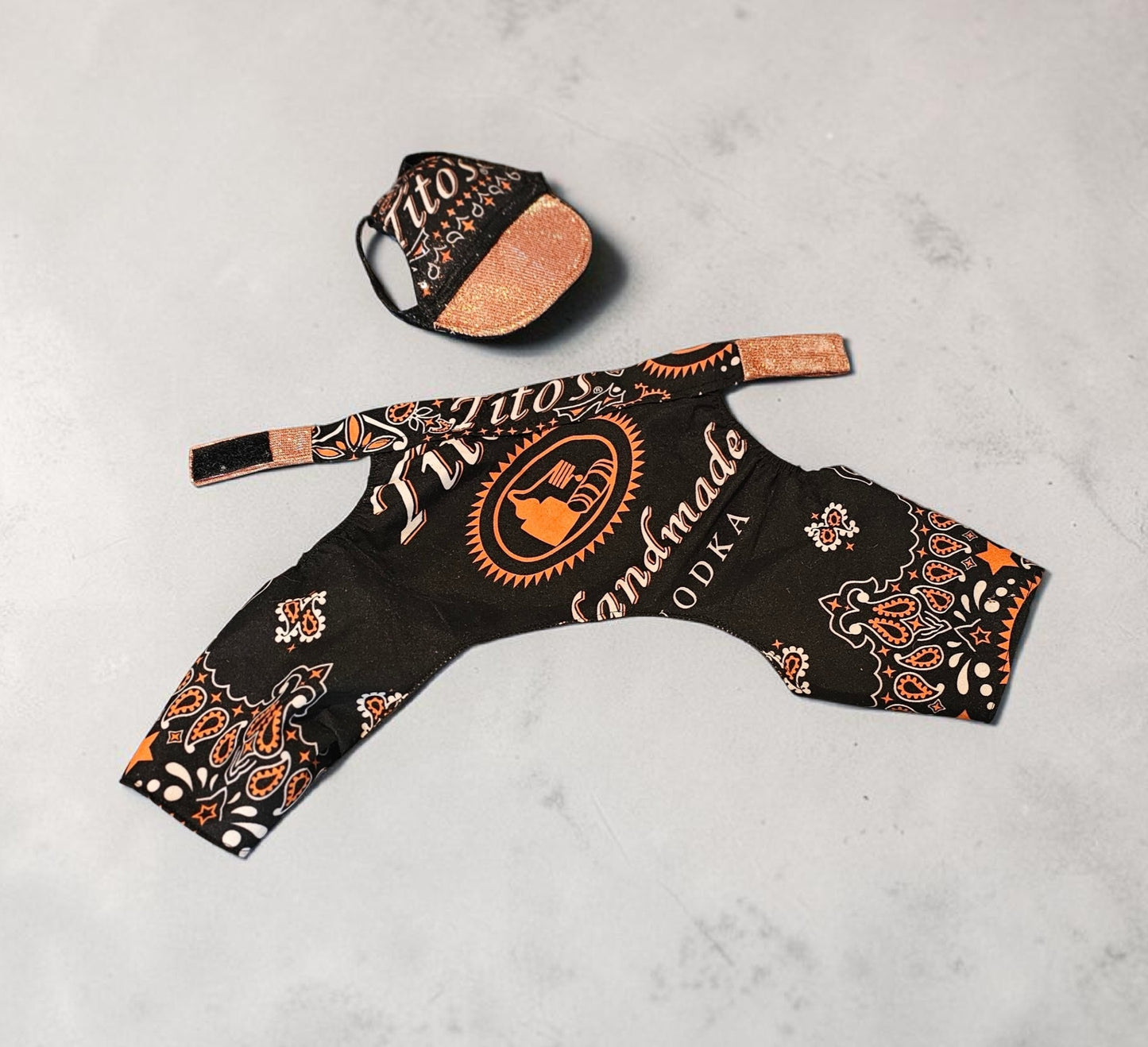 Tito's pet swimming trucks, pet bathing suit, Tito's pet shorts