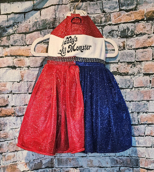 Harley Quinn pet costume, Harley Quinn dog costume