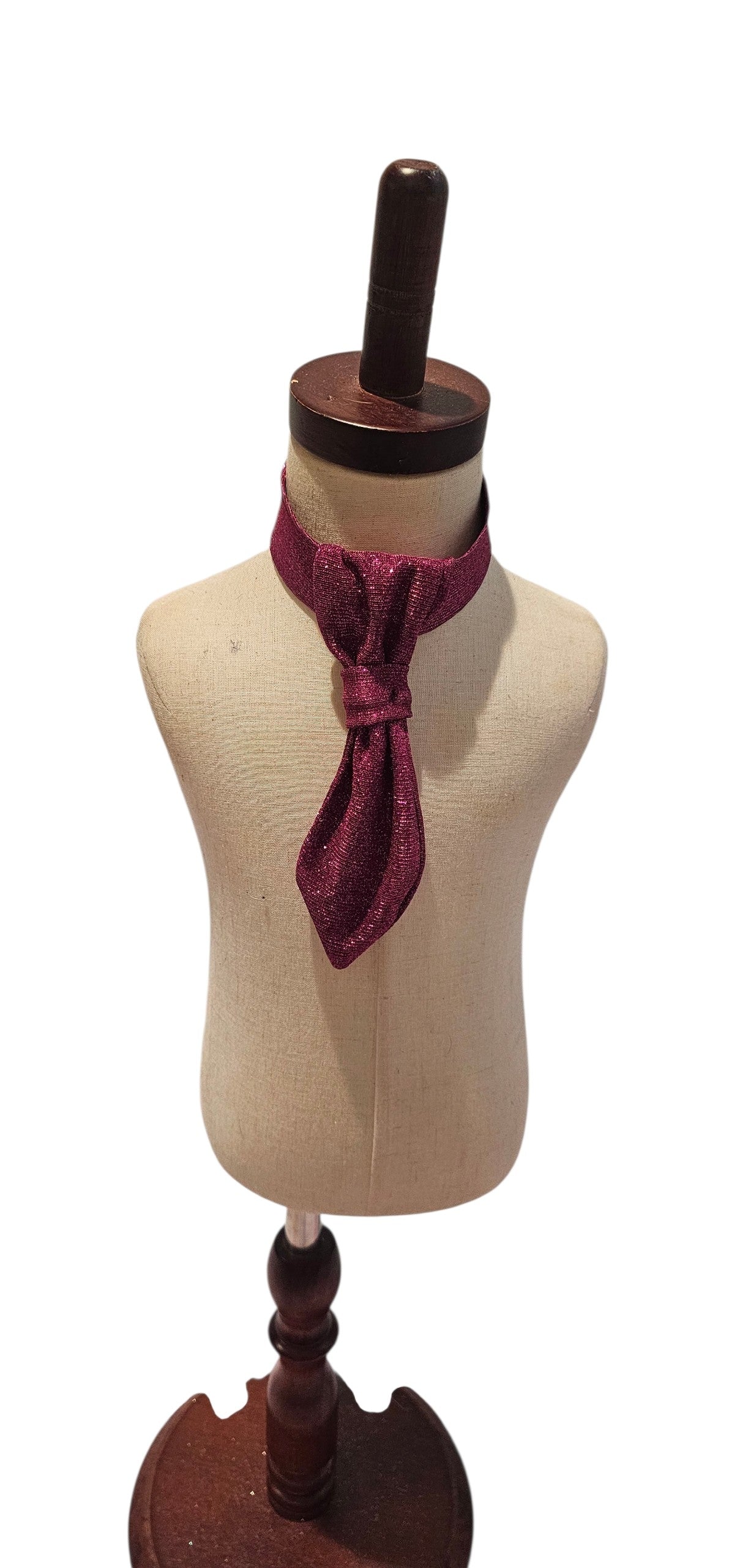 Glitter long pet tie, metallic glitter tie for pets