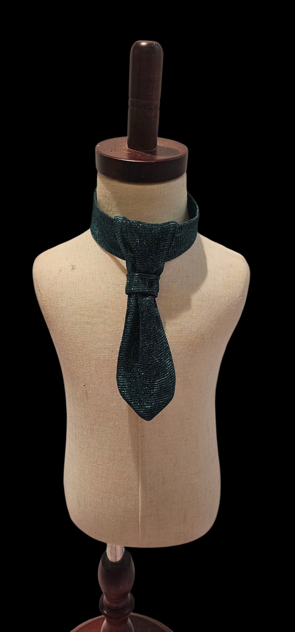 Glitter long pet tie, metallic glitter tie for pets
