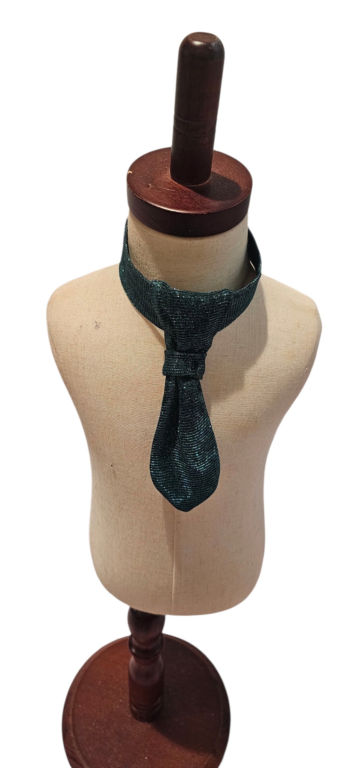 Glitter long pet tie, metallic glitter tie for pets