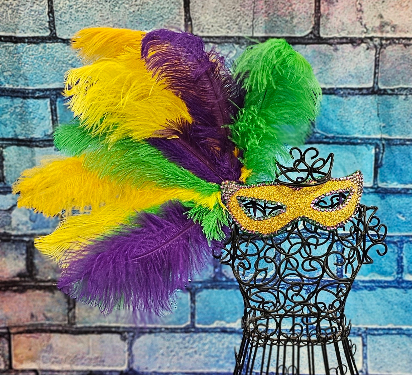 Mardi Gras Pet Masks, Mardi Gras Dog Mask, Fat Tuesday pet, feather pet mask