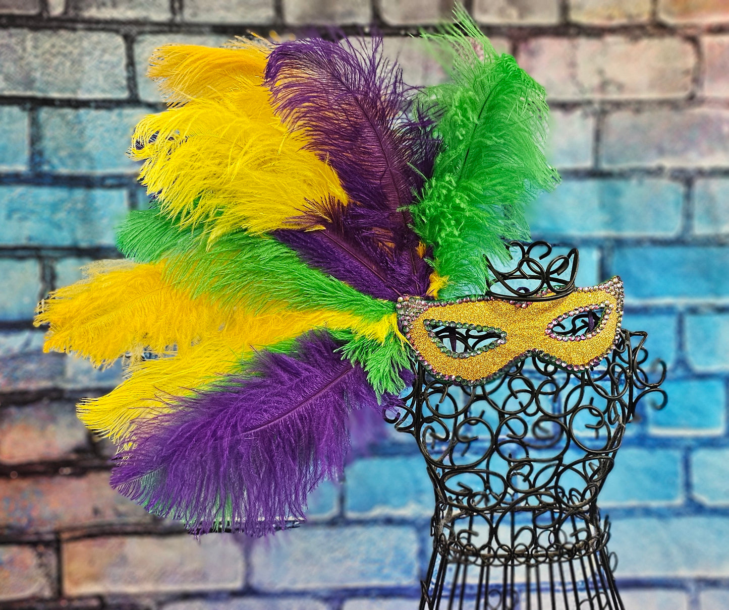 Mardi Gras Pet Masks, Mardi Gras Dog Mask, Fat Tuesday pet, feather pet mask
