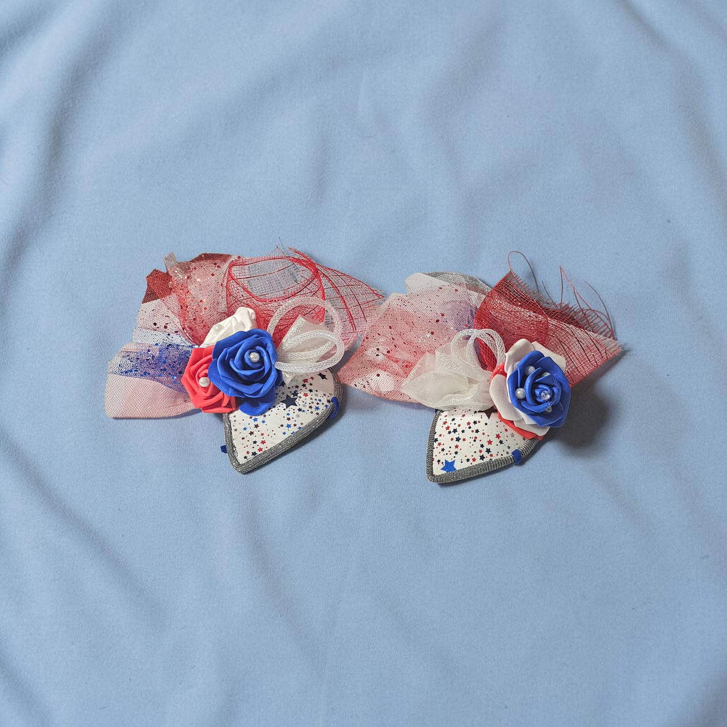 Patriotic pet fascinator hat, Patriotic Kentucky derby Pet Hat, Dog fascinator