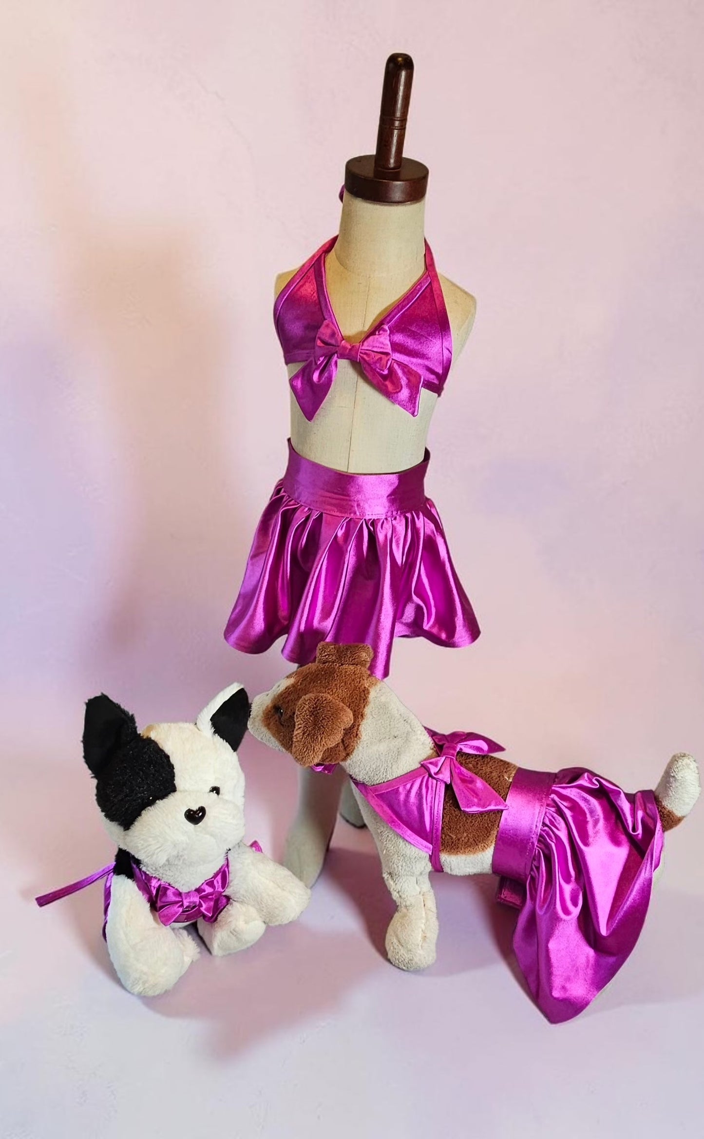 Swimsuit for pets, pet bathing suits, 2-piece pet bathing suit with skirt