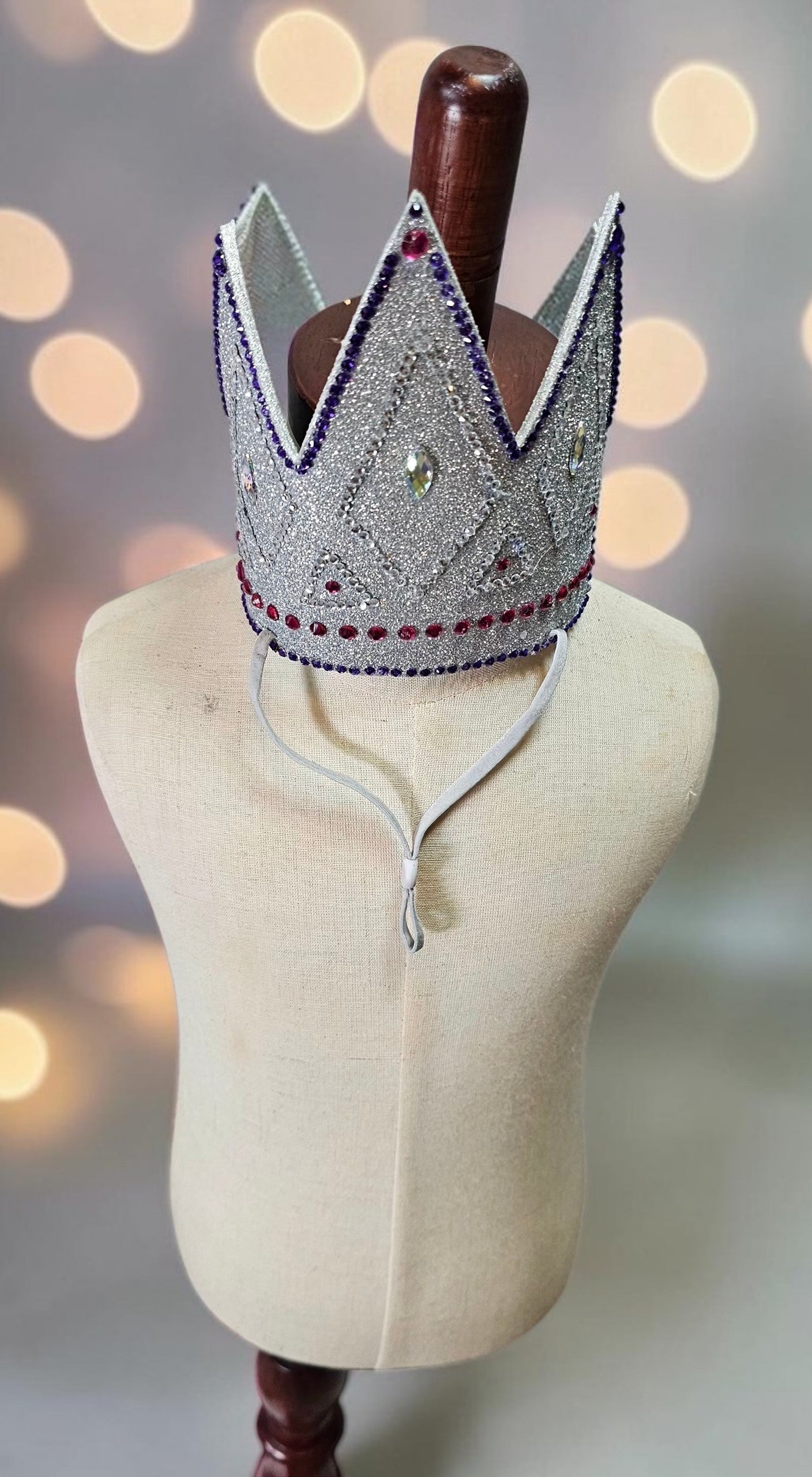 Miss America Pet crown, flowers and sash, dog pageant queen
