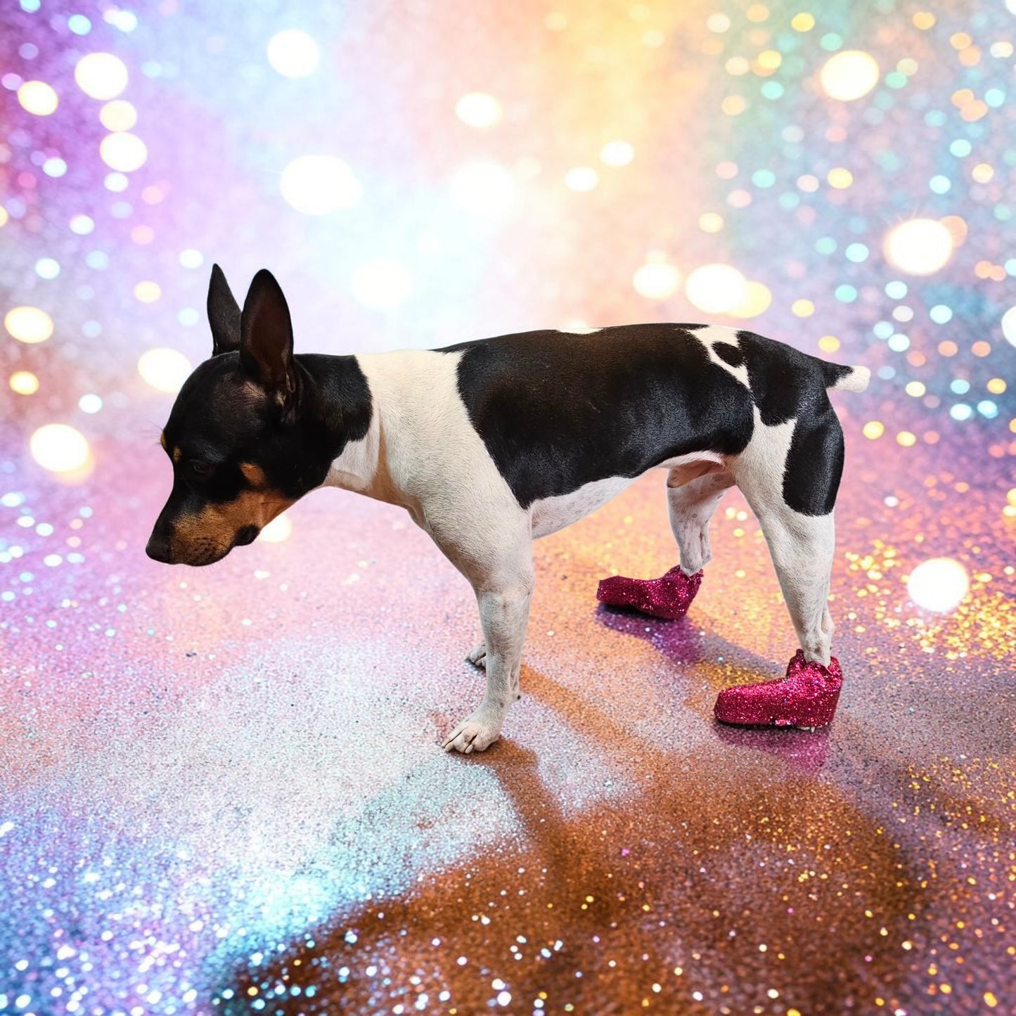 Glitter pet boots, dog boots, couture pet boots