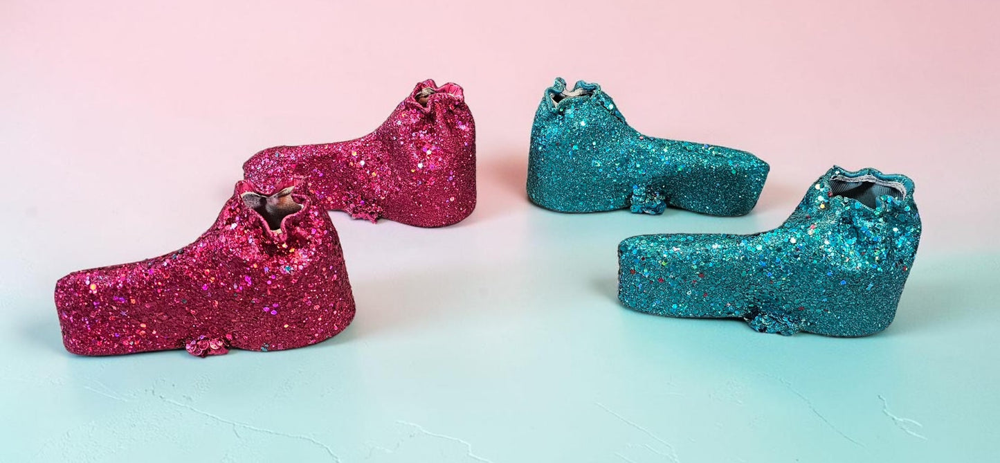 Glitter pet boots, dog boots, couture pet boots
