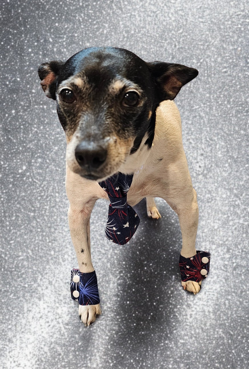 Patriotic Pet Tie and cuffs, Tie and cuffs for pets