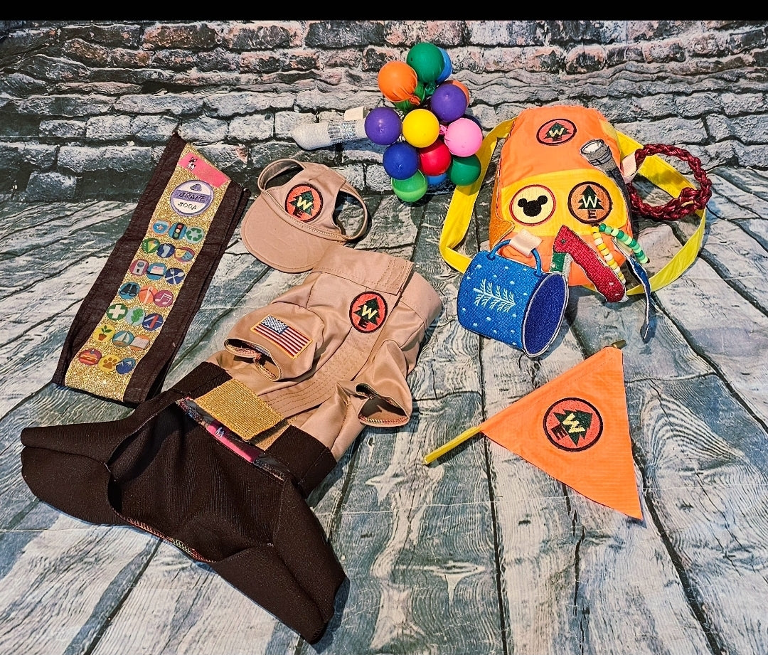 Russell from Up pet costume, Up Russell pet costume