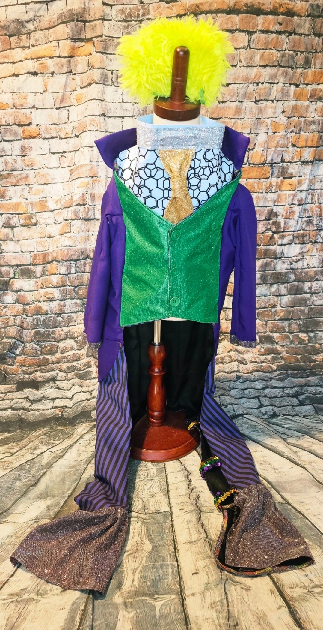 Joker pet costume, custom joker pet costume
