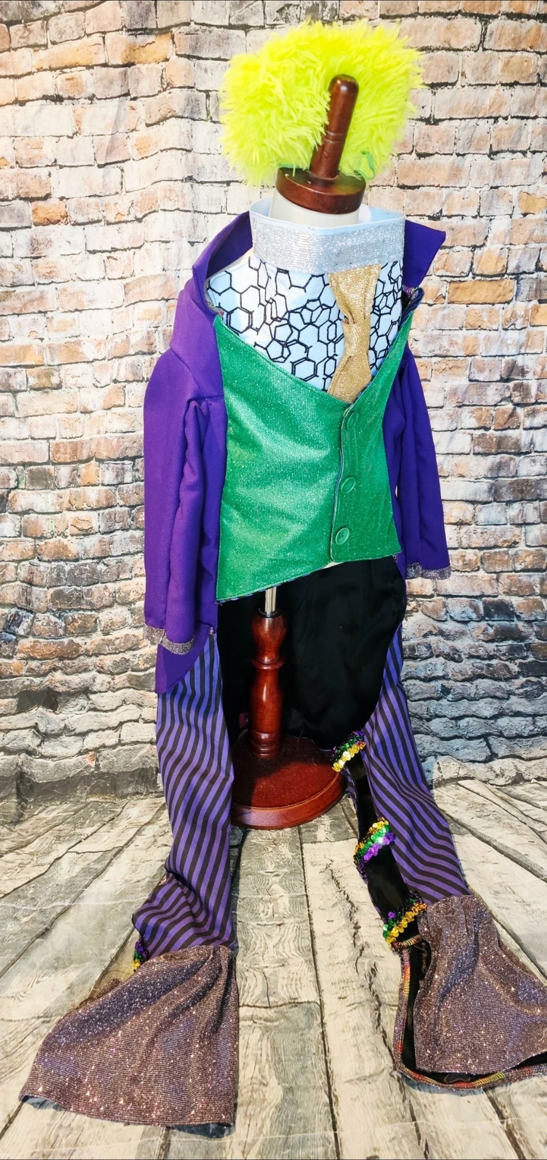 Joker pet costume, custom joker pet costume