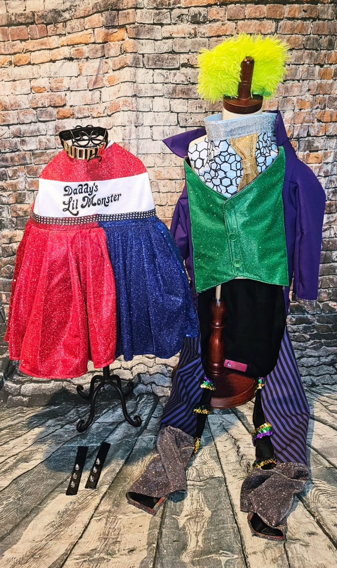 Joker pet costume, custom joker pet costume