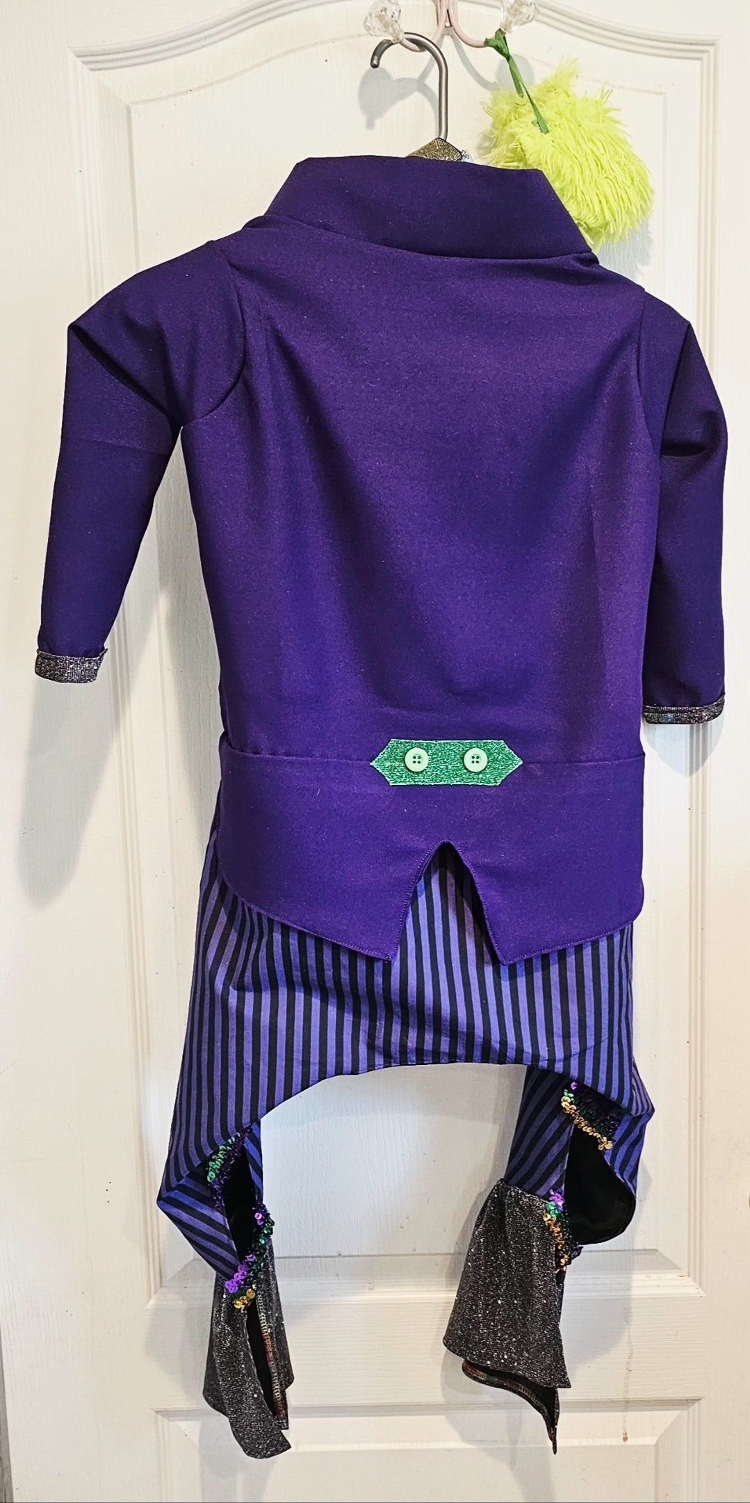 Joker pet costume, custom joker pet costume
