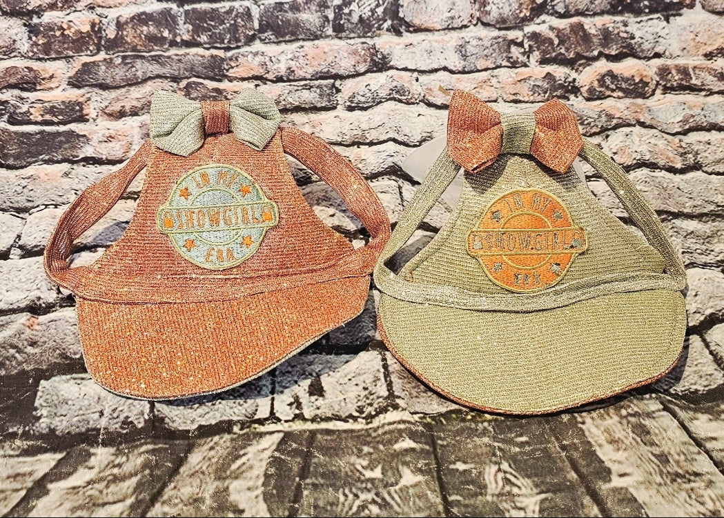 Showgirl Pet hat, glitter pet hat, showgirl cat hat, showgirl doghat