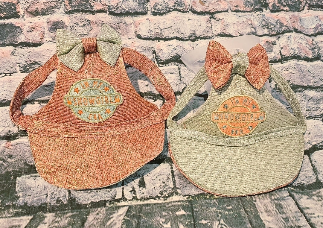 Showgirl Pet hat, glitter pet hat, showgirl cat hat, showgirl doghat