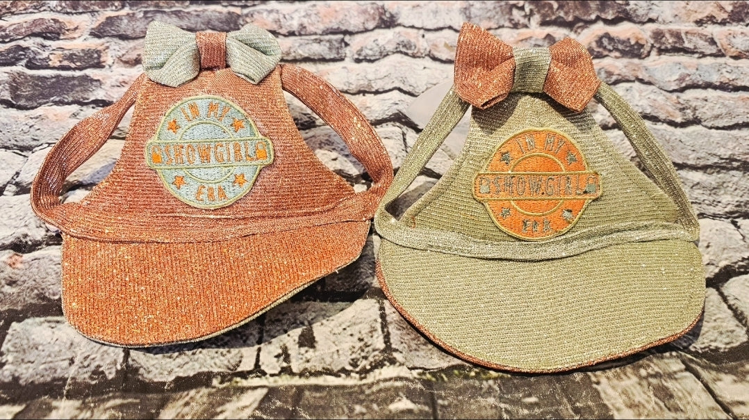 Showgirl Pet hat, glitter pet hat, showgirl cat hat, showgirl doghat