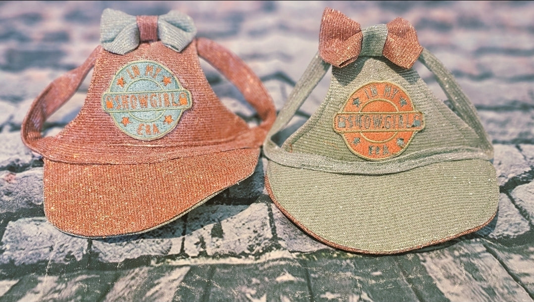 Showgirl Pet hat, glitter pet hat, showgirl cat hat, showgirl doghat