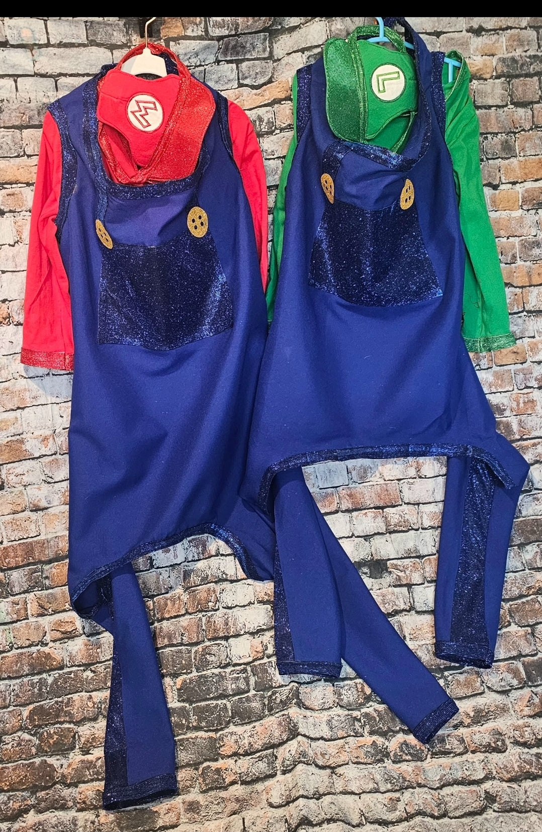 Mario pet costume, Luigi pet costume, Mario dog costume, Luigi dog costume