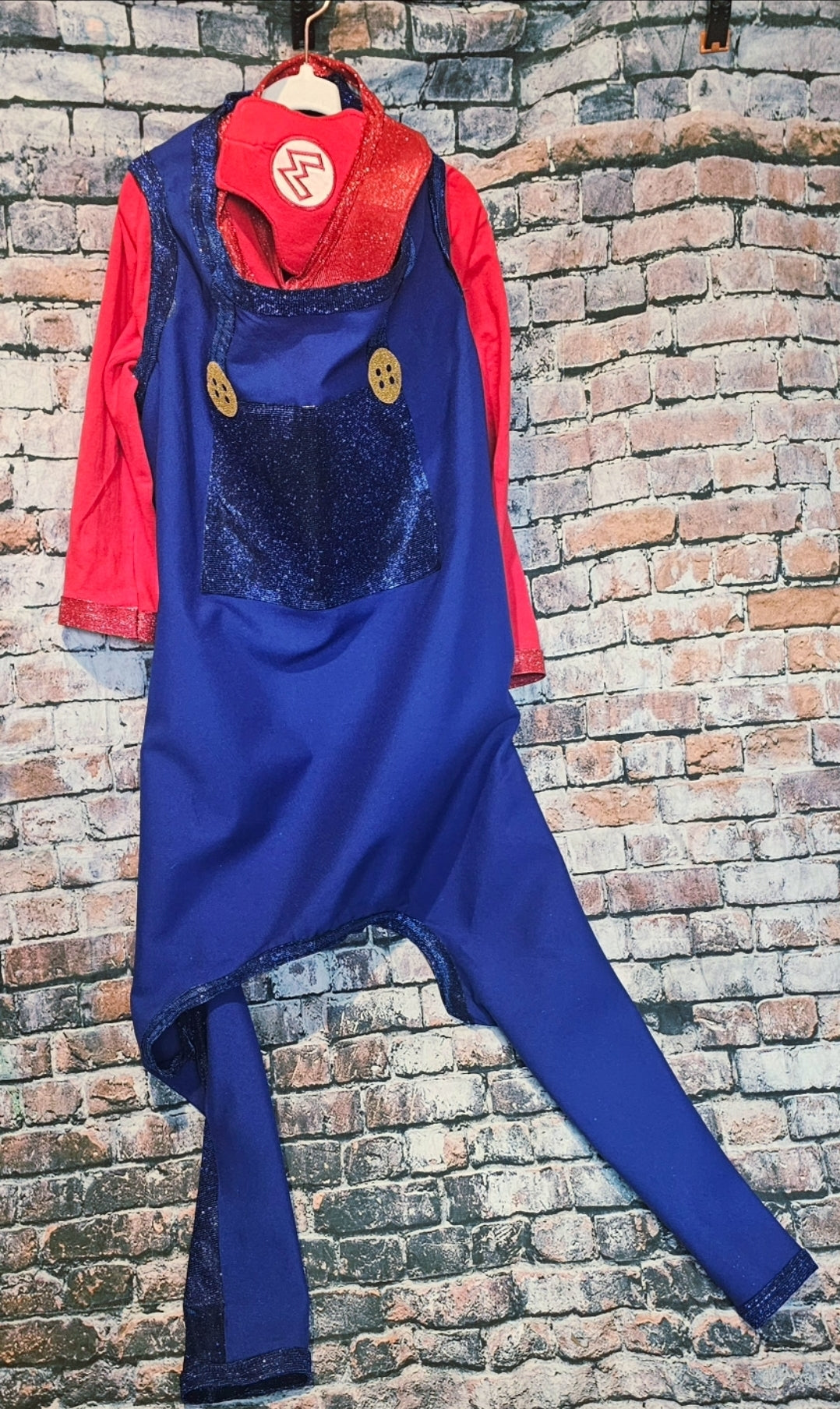 Mario pet costume, Luigi pet costume, Mario dog costume, Luigi dog costume