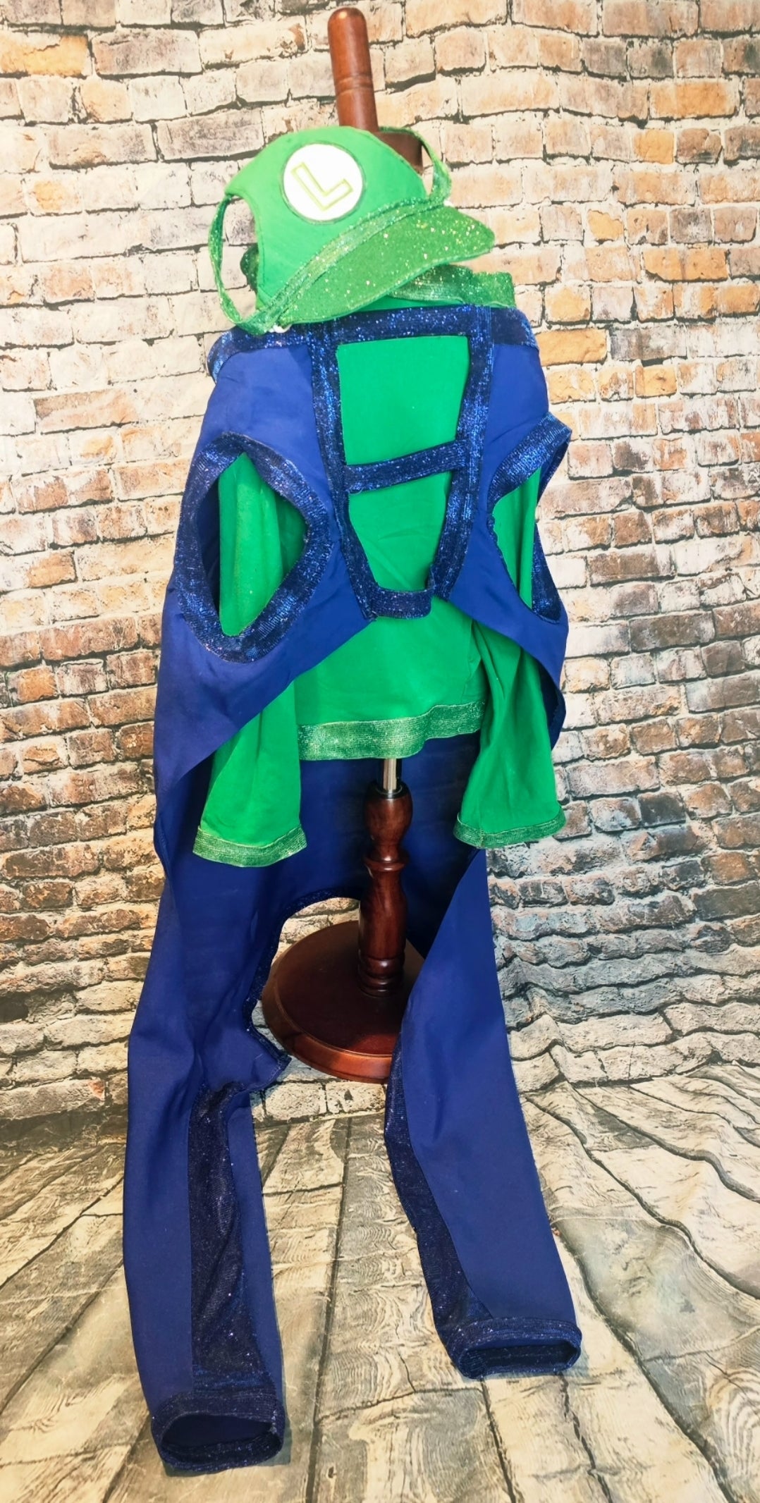 Mario pet costume, Luigi pet costume, Mario dog costume, Luigi dog costume