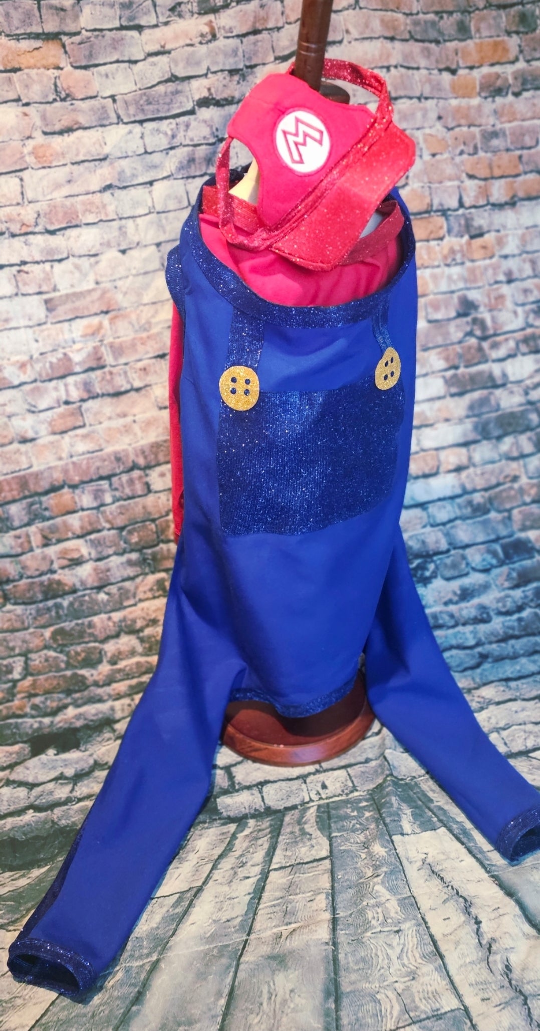Mario pet costume, Luigi pet costume, Mario dog costume, Luigi dog costume