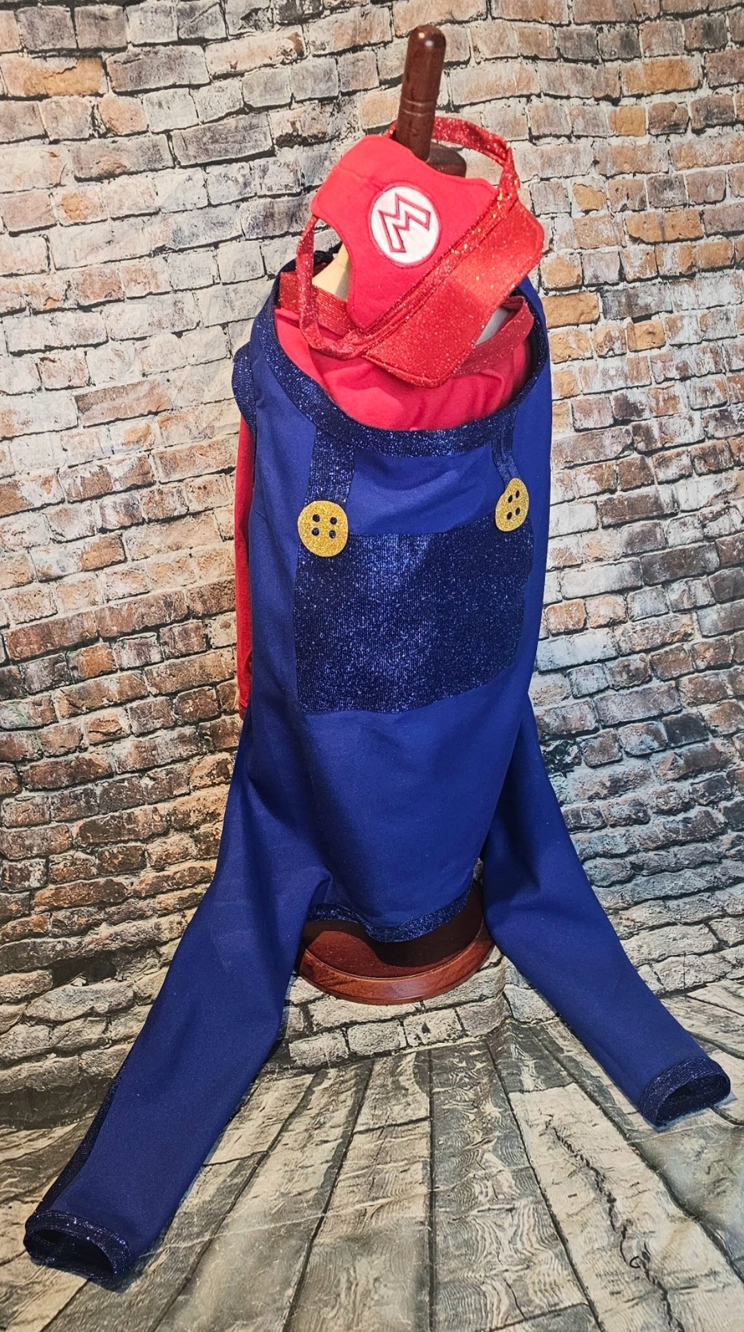 Mario pet costume, Luigi pet costume, Mario dog costume, Luigi dog costume