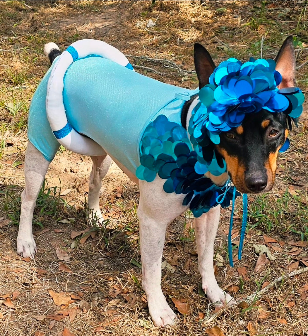 Fate of Ophelia pet costume, Fate of Ophelia swimsuit pet costume, Taylor pet costume